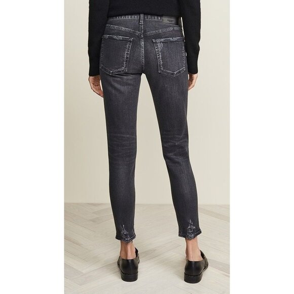 Moussy Vintage Velma Skinny Jeans in Washed Black - Picture 6 of 7